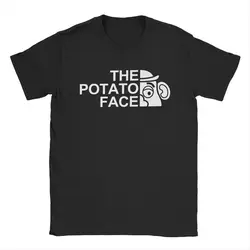 The Potato Face Toy Story Mr. Potato Head T Shirt Men's Pure Cotton T-Shirts Round Collar Tees Short Sleeve Clothes Party