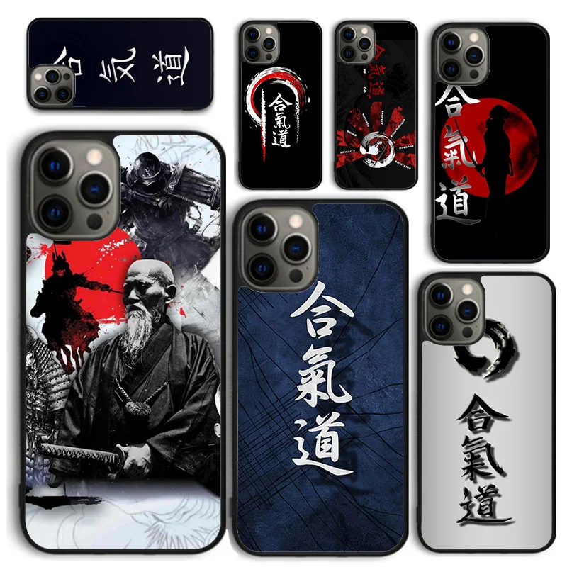

Чехол для телефона Aikido Japanese Martial для iPhone 17 Air 16 PRO MAX 15 14 PLUS 11 12 13, задняя крышка Fundas Shell
