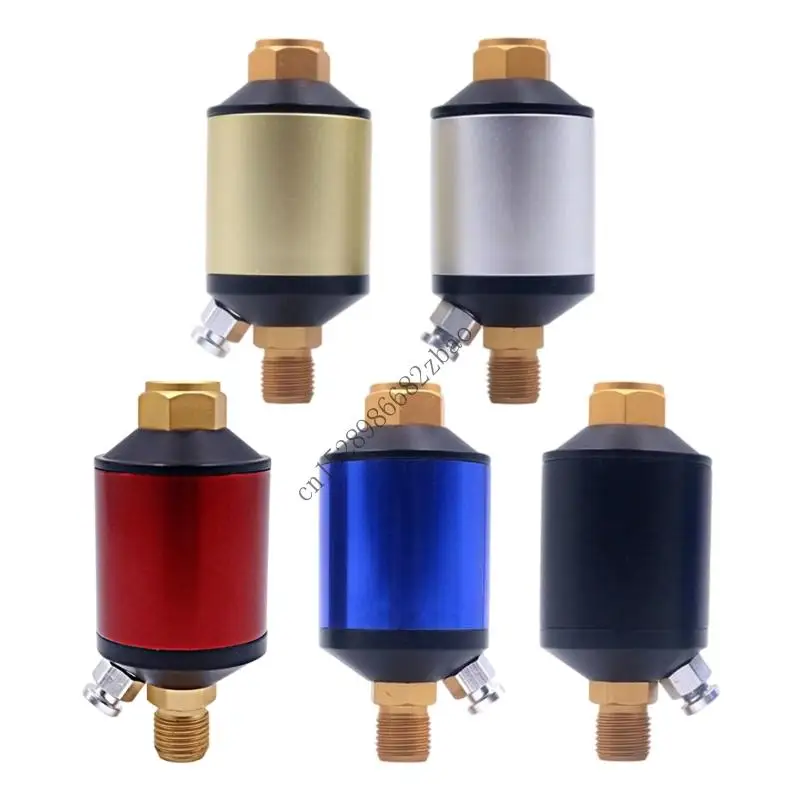 

H7EA Universal Pneumatic System Water Seperator 1/4 дюйма алюминиевая конструкция.