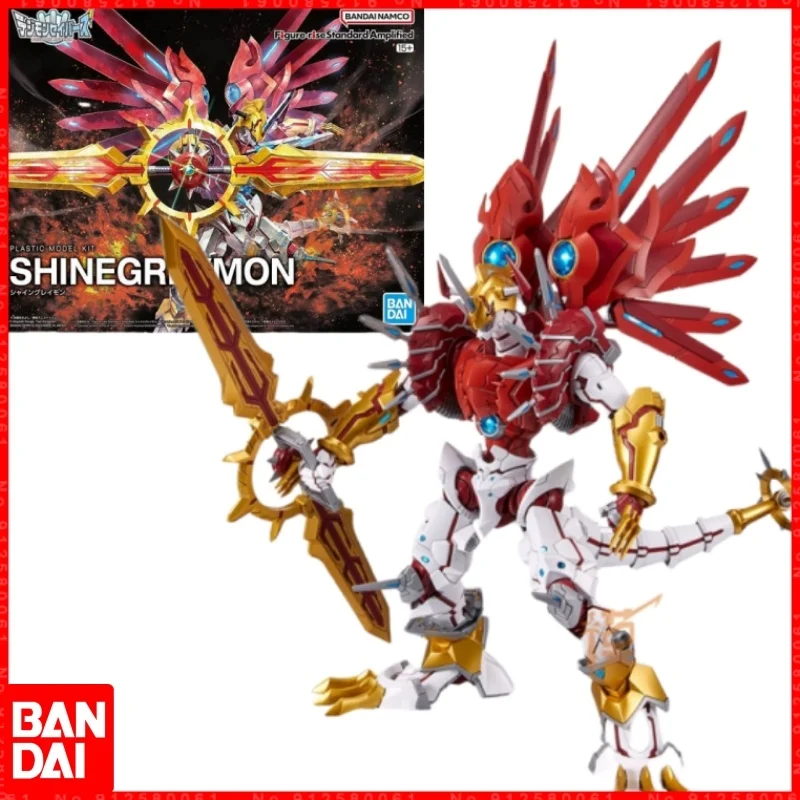 

Bandai Anime Figure-rise Standard Amplified Digital Monster Reboot Shine Greymon Digimon Adventure Action Figure Assembly Toys