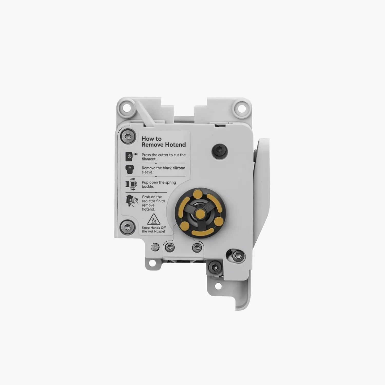 Voor BambuLab Extruder Kit Dual Gear Extruder Kit voor Bambu LAB A1/A1mini 3D Printer Onderdelen X1/P1 Extruder - afbeelding 2
