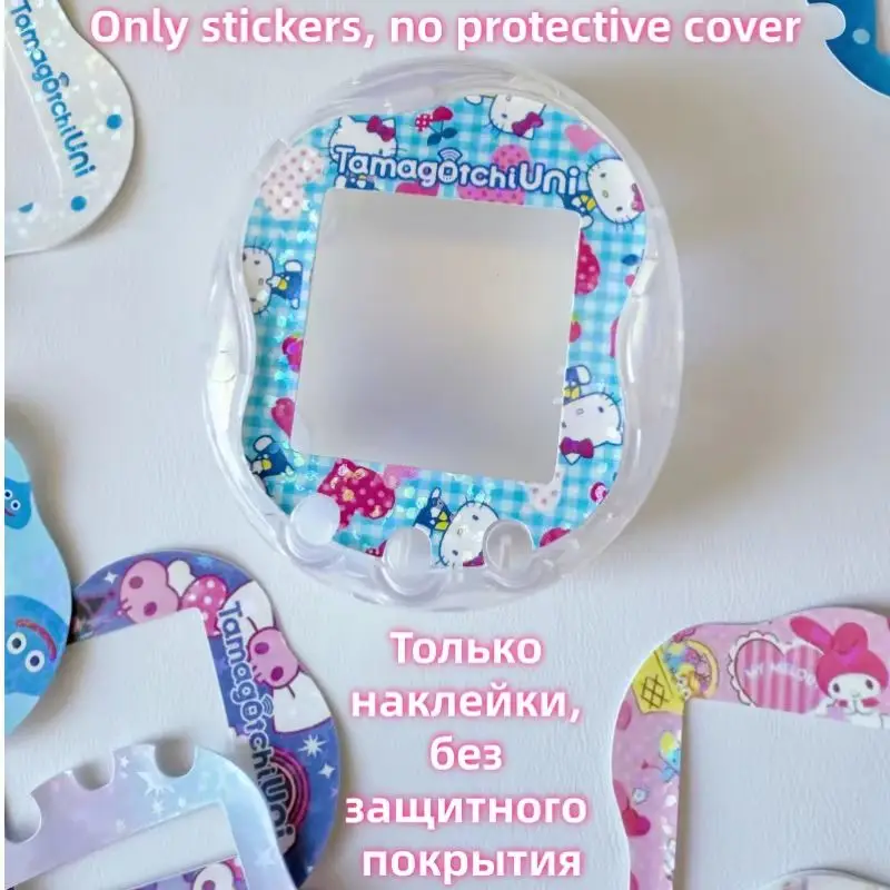 ملصق حيوانات أليفة إلكتروني جديد عالي الجودة من Tamagotchi على الوجهين لوحة ورقية قابلة للاستخدام وحدة تحكم ألعاب Tamagotchi ديكور هدية واقية
