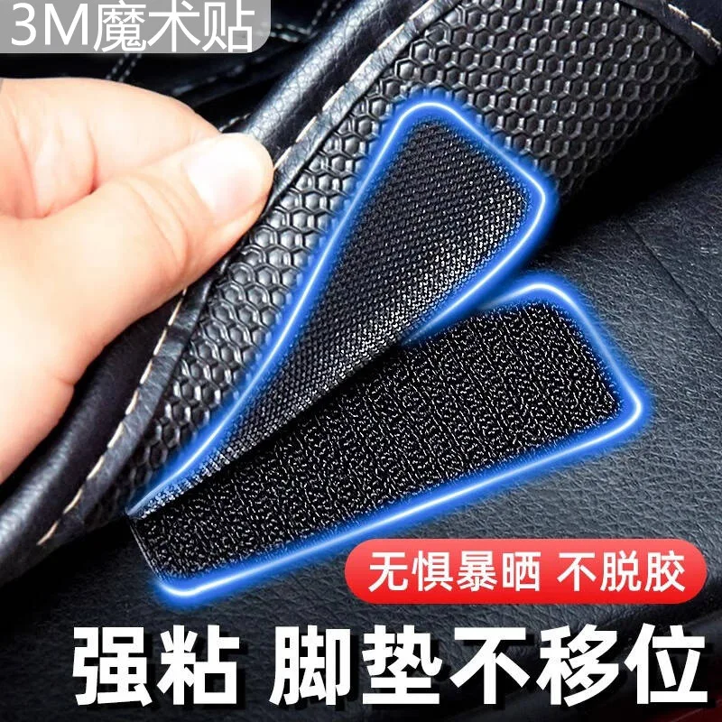 10 Pares de Fita Mágica 3M Forte com Adesivo para Pisos, Alta Adesão, Resistente ao Calor, Fechos de Gancho e Laço