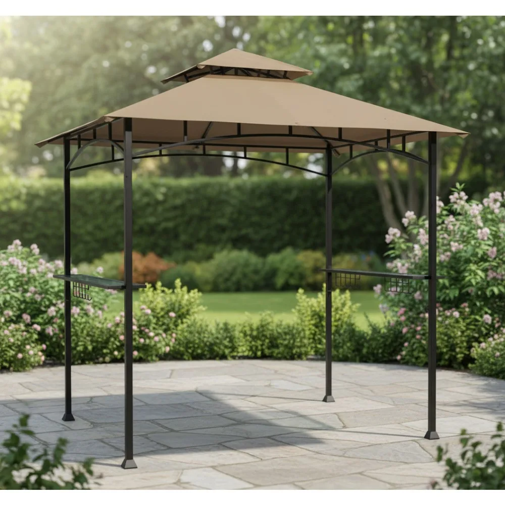 

Universal Replacement Canopy Top Cover for Grill Gazebo - Water Resistant UPF 50+ Fire Retardant Outdoor Patio