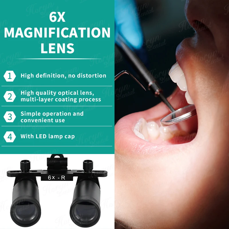 Lupas médicas, 6x, cirúrgicas, tipo ttl