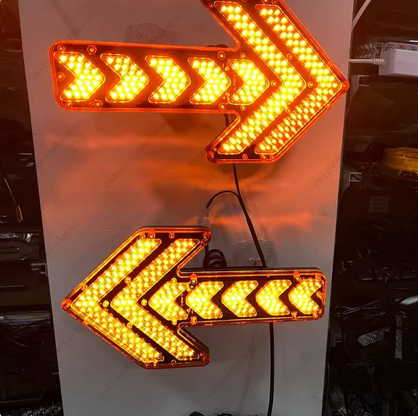 Car & Truck Arrow Warning Light - Traffic Orientation Indicator for Construction Sprinkler Trailer