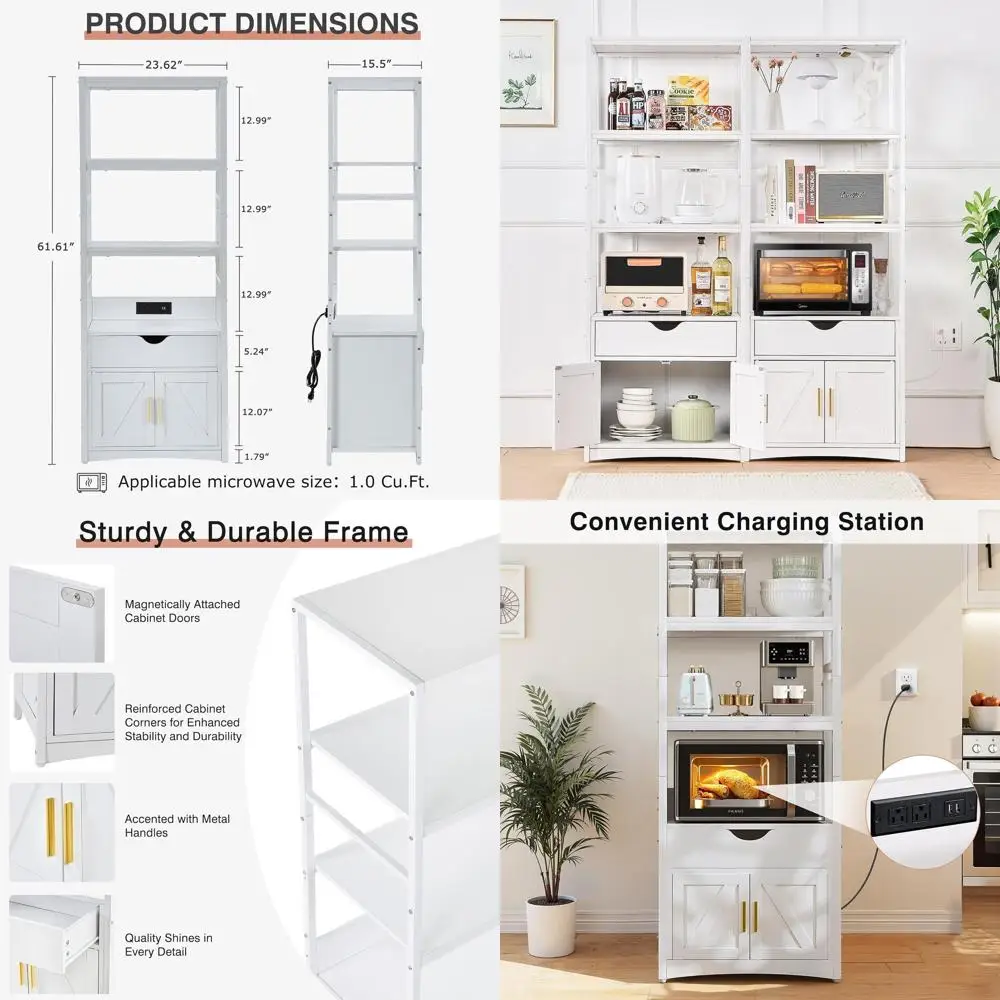 3-Tier Microwave St…