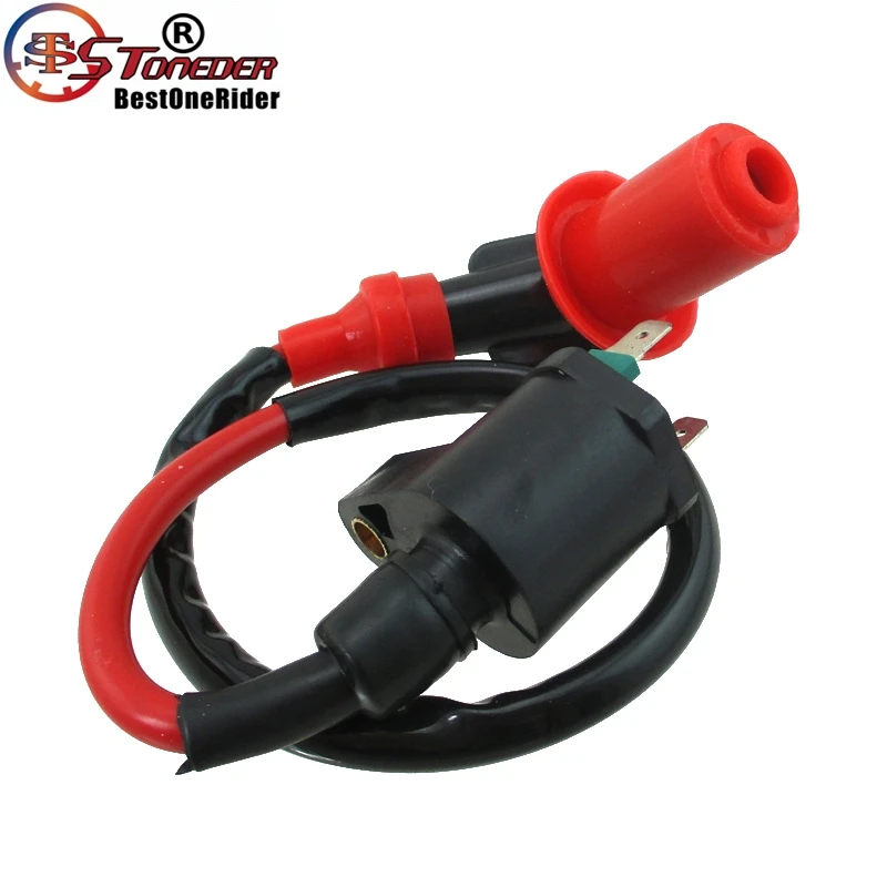 STONEDER Racing Ignition Coil For GY6 50cc 125cc 150cc 139QMB 157QMJ 50cc 150cc 250cc Hammerhead Carter Joyner Scooter Moped ATV