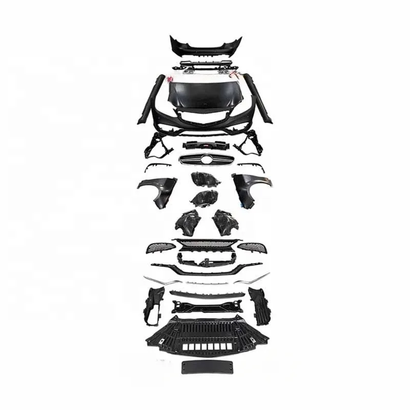 Car Body Kit Front Bumper Rear Bumper Grille for E Class W212 2010-2013 to 2014 2