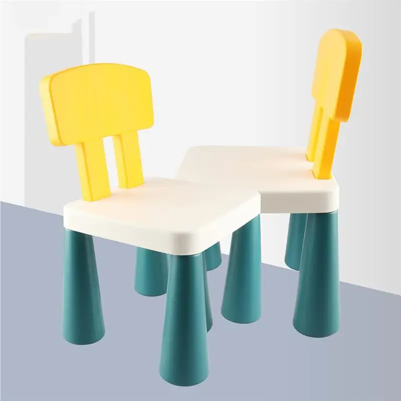 1Pcs Multifunction Stool Building Blocks Chair Macron color scheme lovely Puzzle Pieces Stool for Home Children