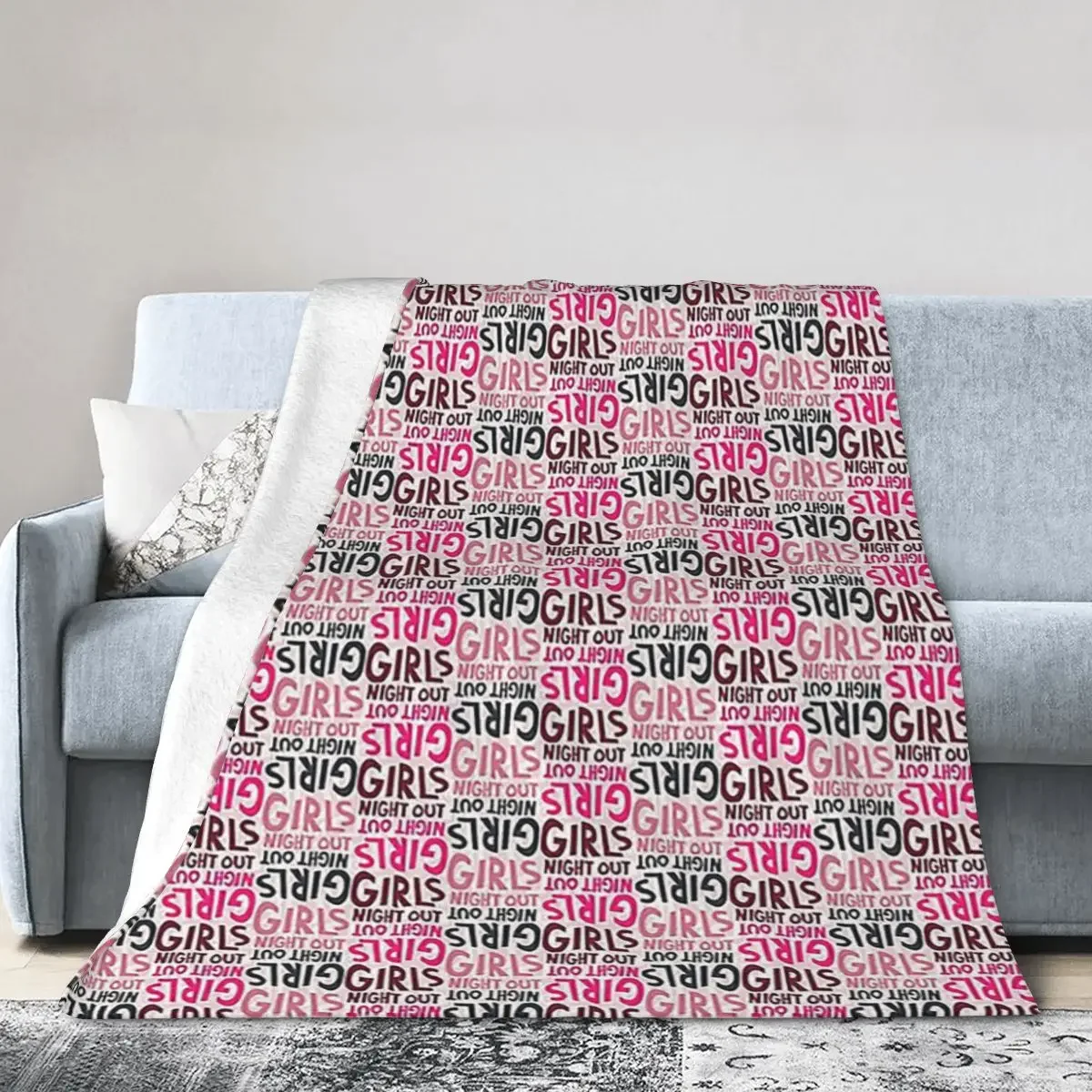 

Girls Night Out Blanket Soft Warm Flannel Throw Blanket Cover for Bed Living room Picnic Travel Home Couch