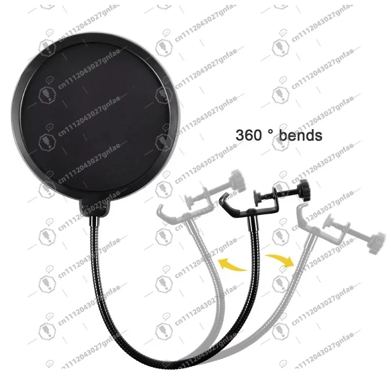 Hot Studio Sound Filter Dual Screen Windshield Microphone Recording Shield Made of Durable Plastic