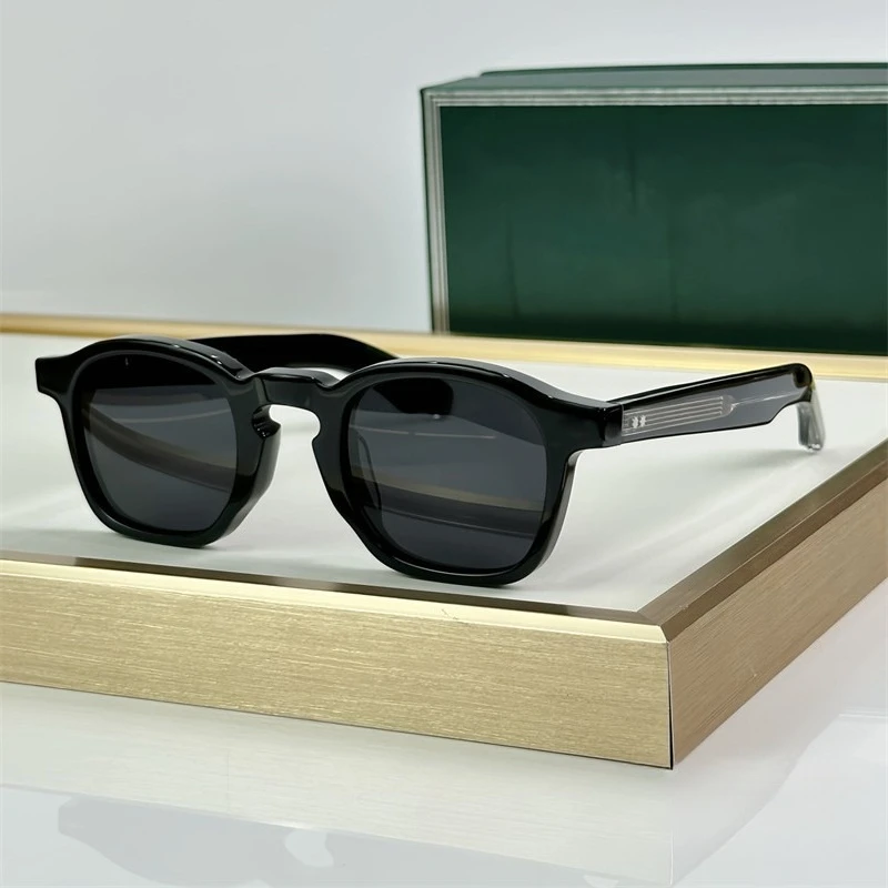 2026 Luxury Fashion Designer Thick Box Glasses Color Changing Lens Anti UV400 Anti Blue Light