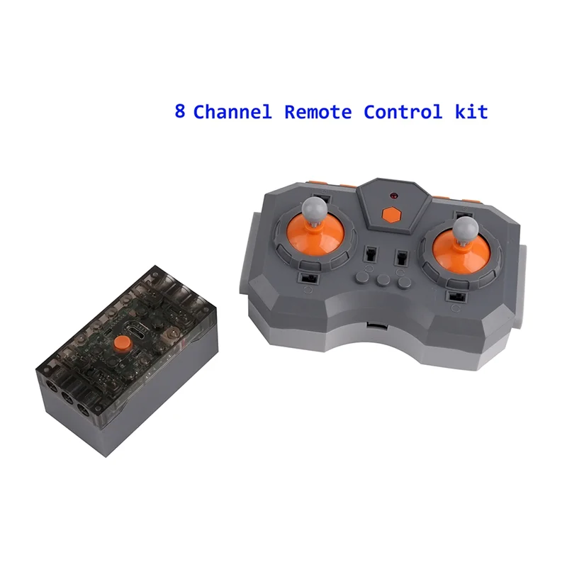 ABKO-Kit de caja de batería de litio recargable con Control remoto, Control por aplicación, velocidad, módulo de potencia ajustable, bloques de construcción MOC