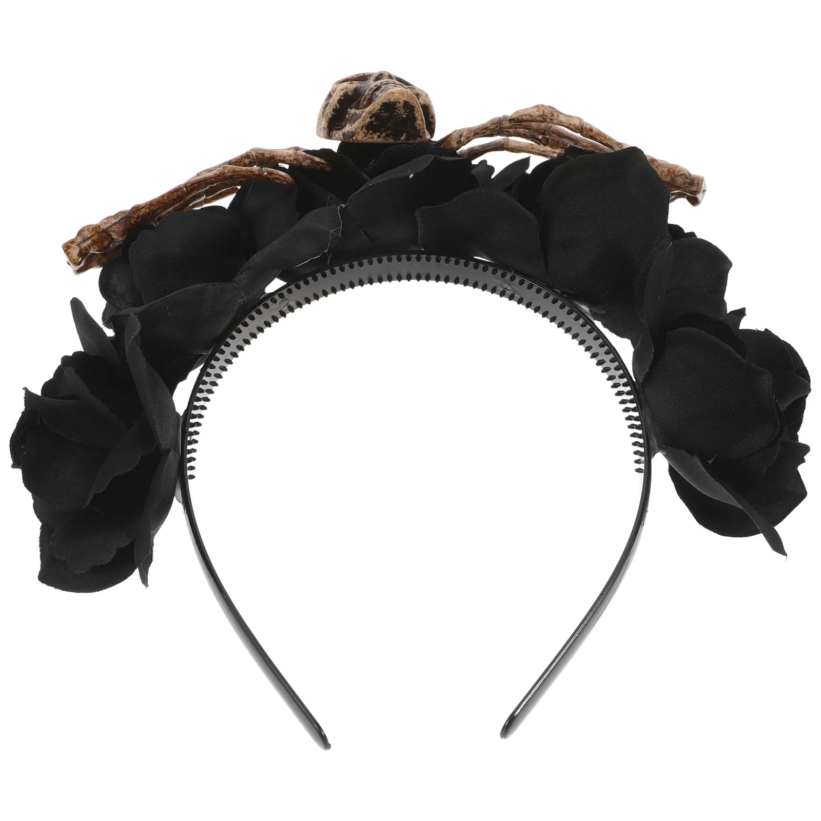 

Skull Headband Halloween Party Fashion Accessories Headdress Flash Hair Hoops Decoration Headwear Props Fabric Decorative