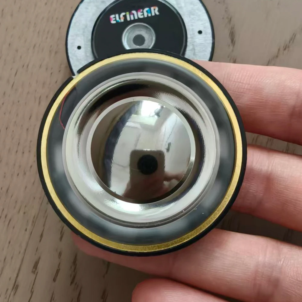 ELFINEAR 50mm Beryllium-Membran-Kopfhörertreiber N52 Großer Magnet 118dB Hohe Empfindlichkeit HIFI-Lautsprechereinheit für Kopfhörer DIY