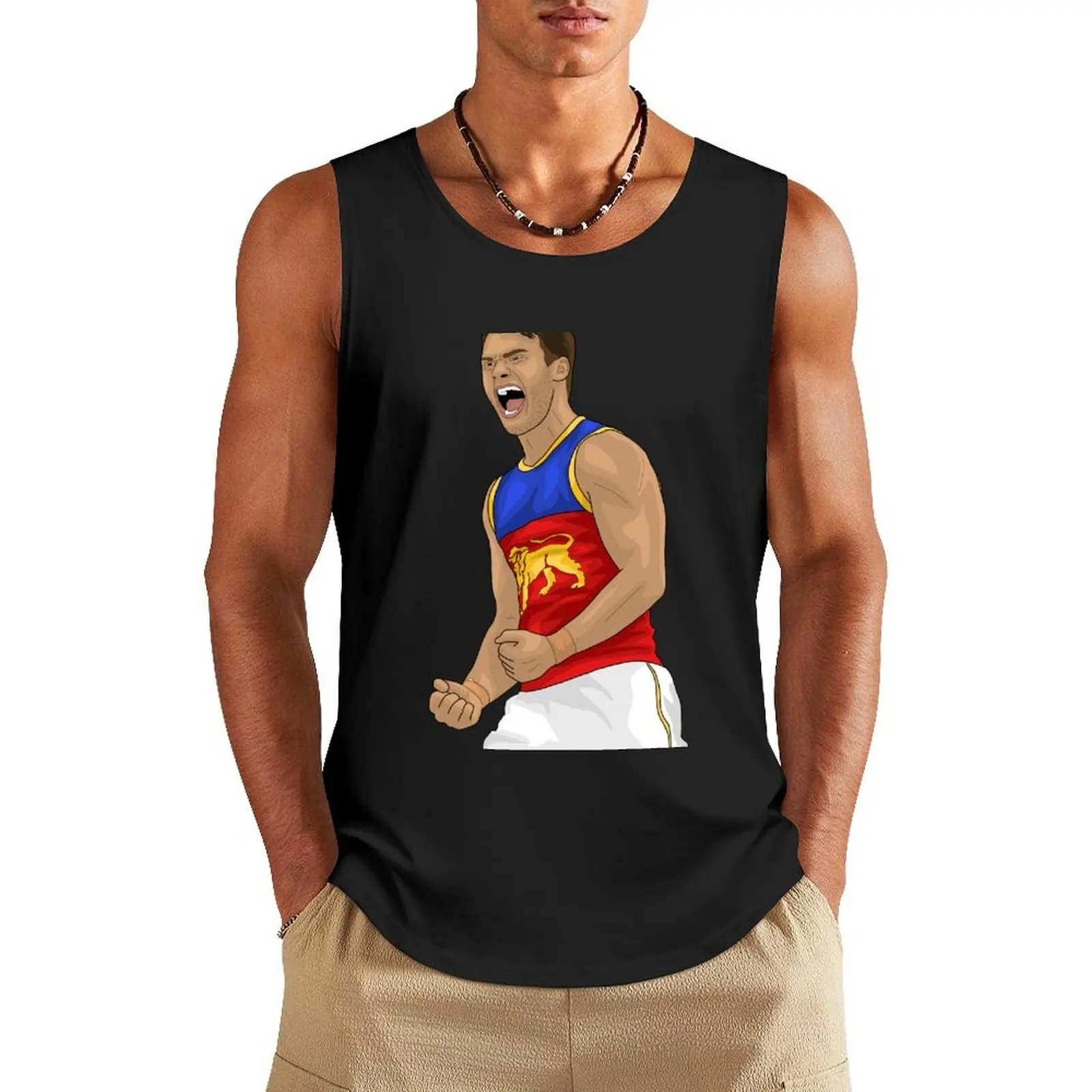 

Cam Rayner Tank Top sleeveless gym shirt man fitness Men's tops gym t shirt men