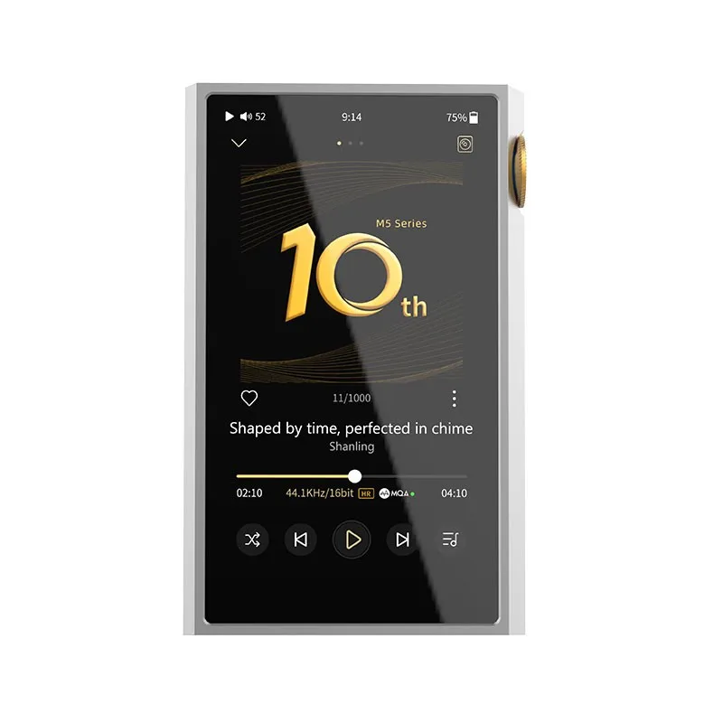 SHANLING M5 Ultra 10th Anniversary Version Bluetooth5.2 HiFi Music Player AK4191+AK4499EX High Performance DAC