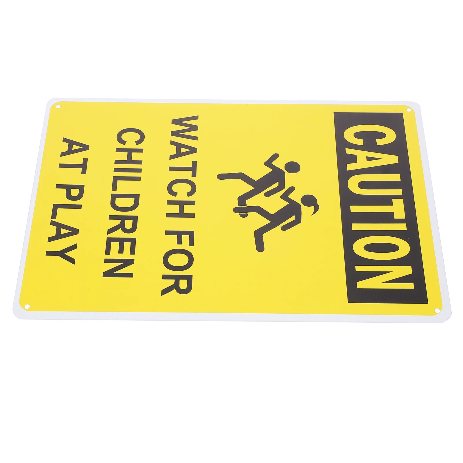 Let op spelen Weg Metaal Zakelijk Straatwaarschuwing Stevig ijzer Verkeersveiligheidsbord Weerbestendig Duurzaam Langdurig