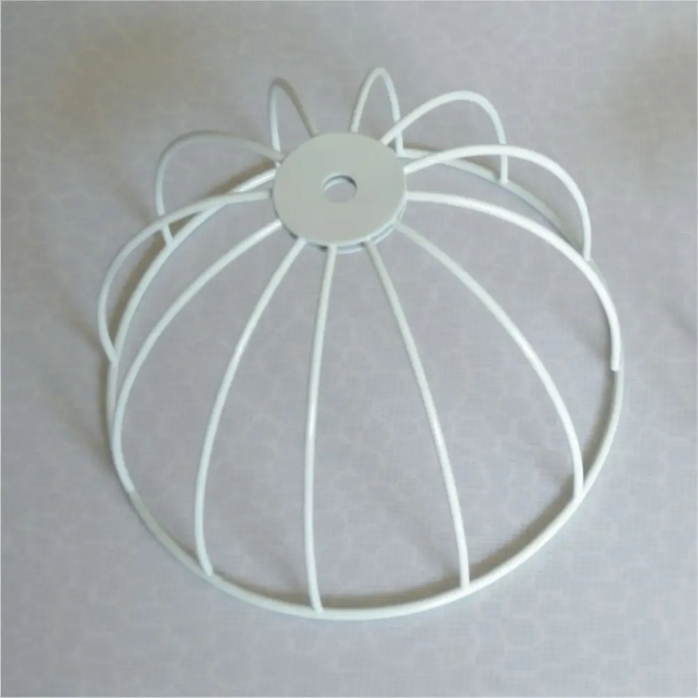 Sturdy Iron Wire Lampshade Frame For DIY Lighting E27 Socket Base Support For Creative Weaving And Resin Art Craft Tools