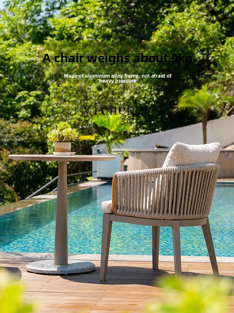 

LX tea table and chair combination Internet celebrity one table two chairs coffee leisure terrace rest