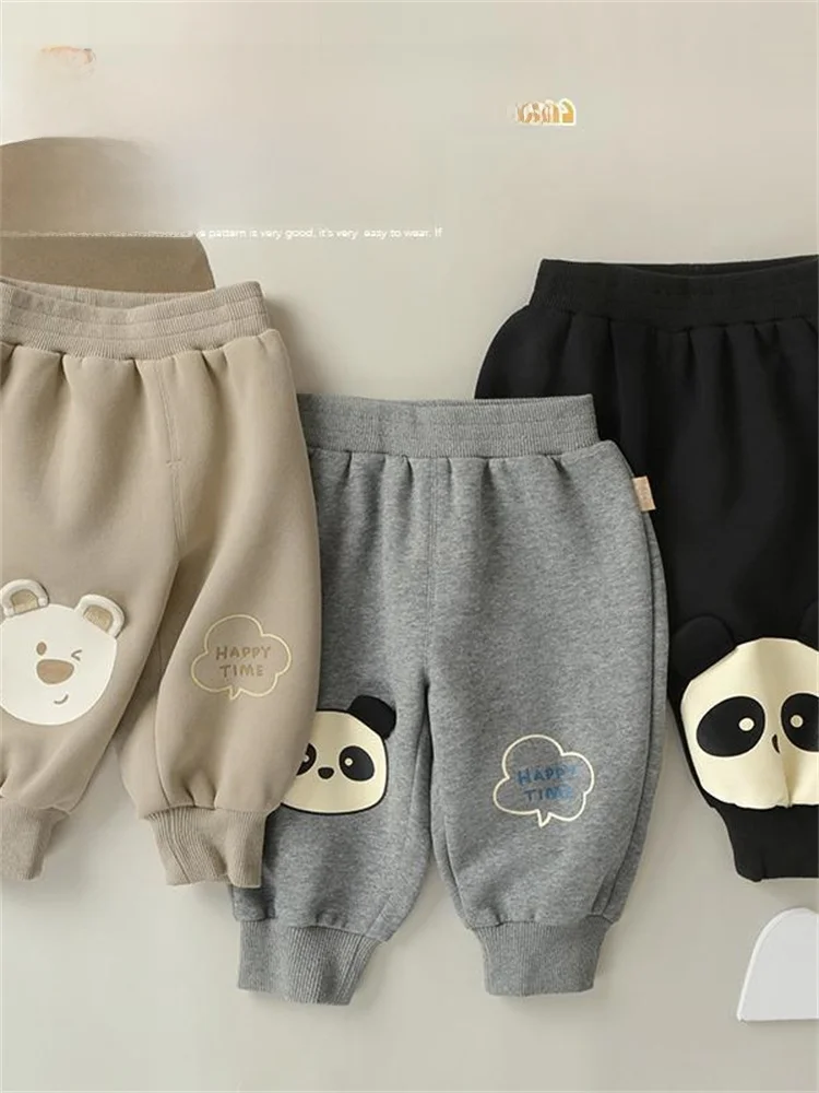 ex ベビーカジュアルスポーツスウェットパンツ外出用オールマッチロングパンツ春秋新作韓国版子供パンツ