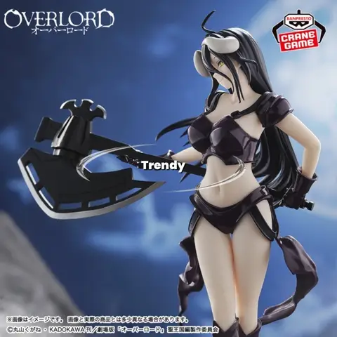Original BANDAI BANPRESTO OVERLORD WENN Albedo BIKINI ARMOR Brechen Zeit Anime Figur Spielzeug Entspannen zeit PVC Modell