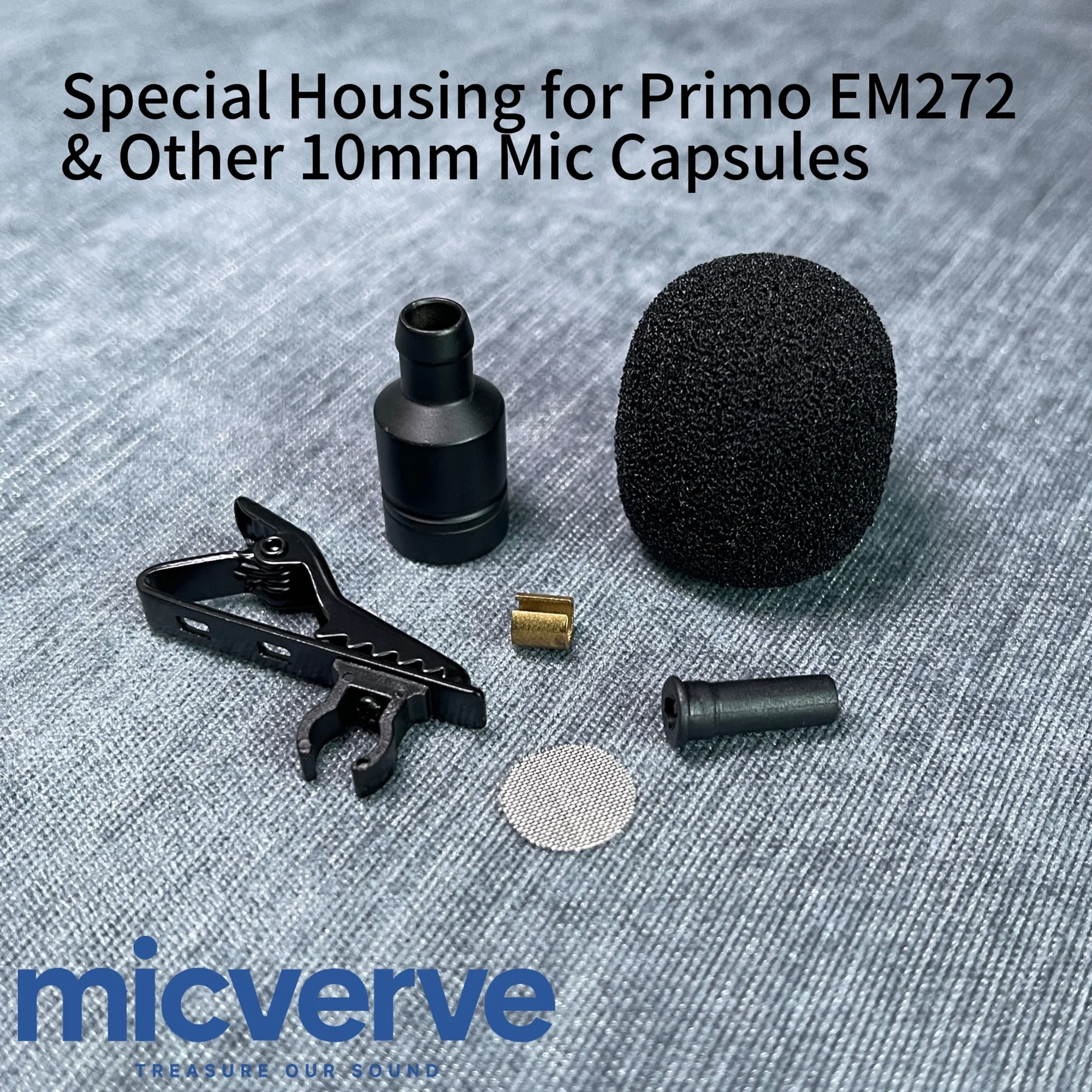 Primo EM272 / EM273 10mm Capsule Pure Copper Lavalier Microphone