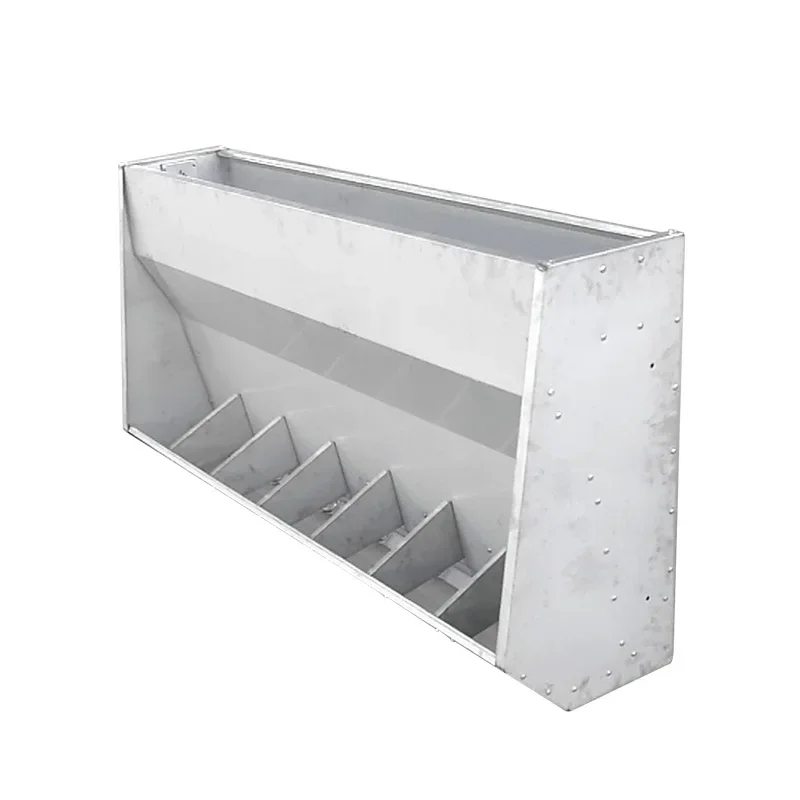 Factory Price Various Size Double /Single Side Hog Swine  Feed Trough Stainless Steel Feeder For Nursery Piglet Fattening Pig