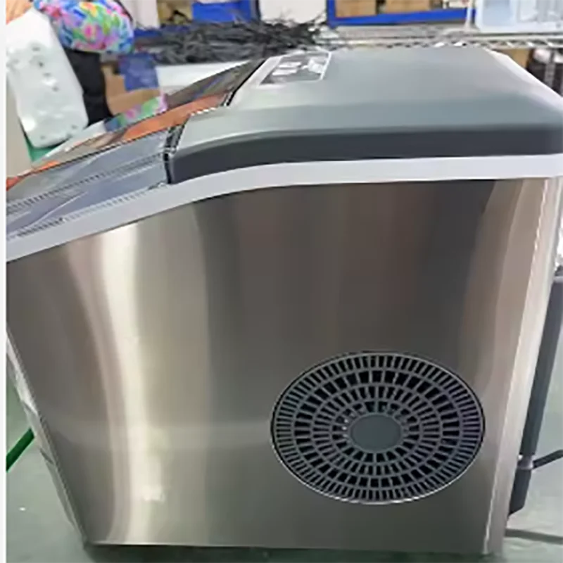 Countertop Ice Maker Machin Mini Portable Ice Cube Block Making Automatic Ice Machine for Commercial Home Food Beverage