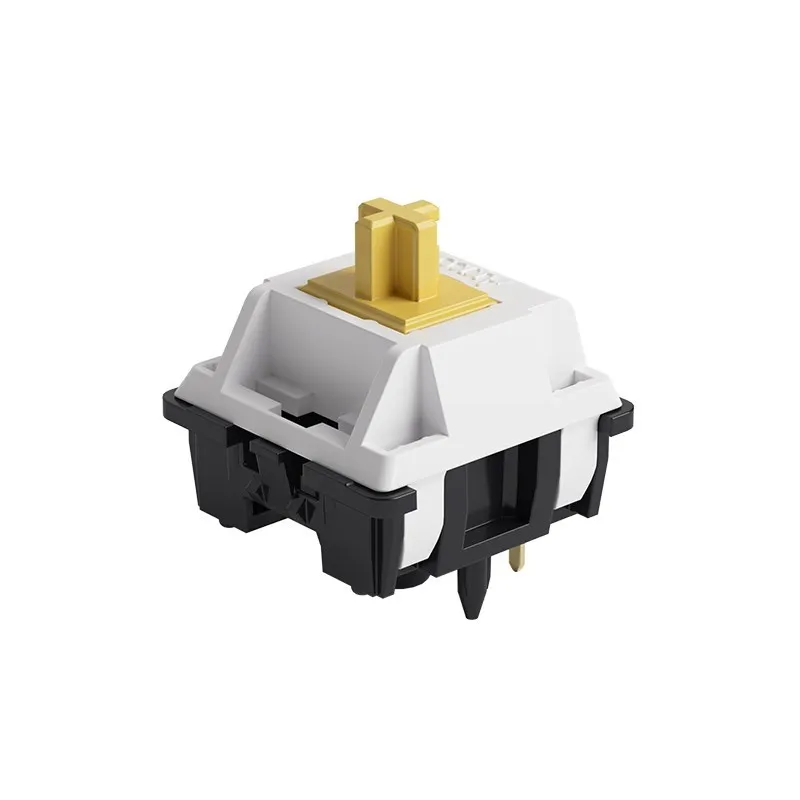 Interruptor Tátil Akko Penguin Interruptores Silenciosos para Teclado Personalizado Compatível com Teclado Mecânico mx 45 Pcs 50 ± 5gf Pinos
