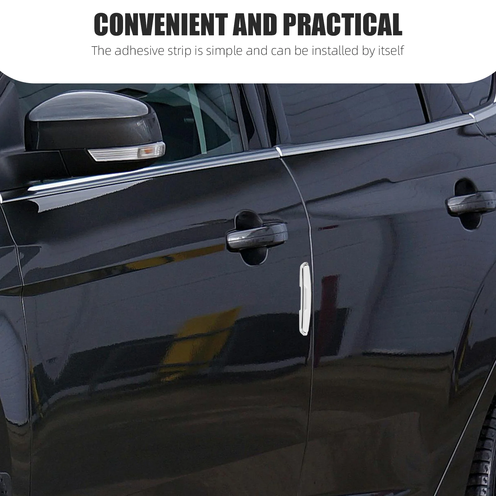 

4pcs Car Door Anti-collision Strip Universal Edge Protector Guards Vehicles Door Edges Guard Anti Scratch Plastic Rubber Easy