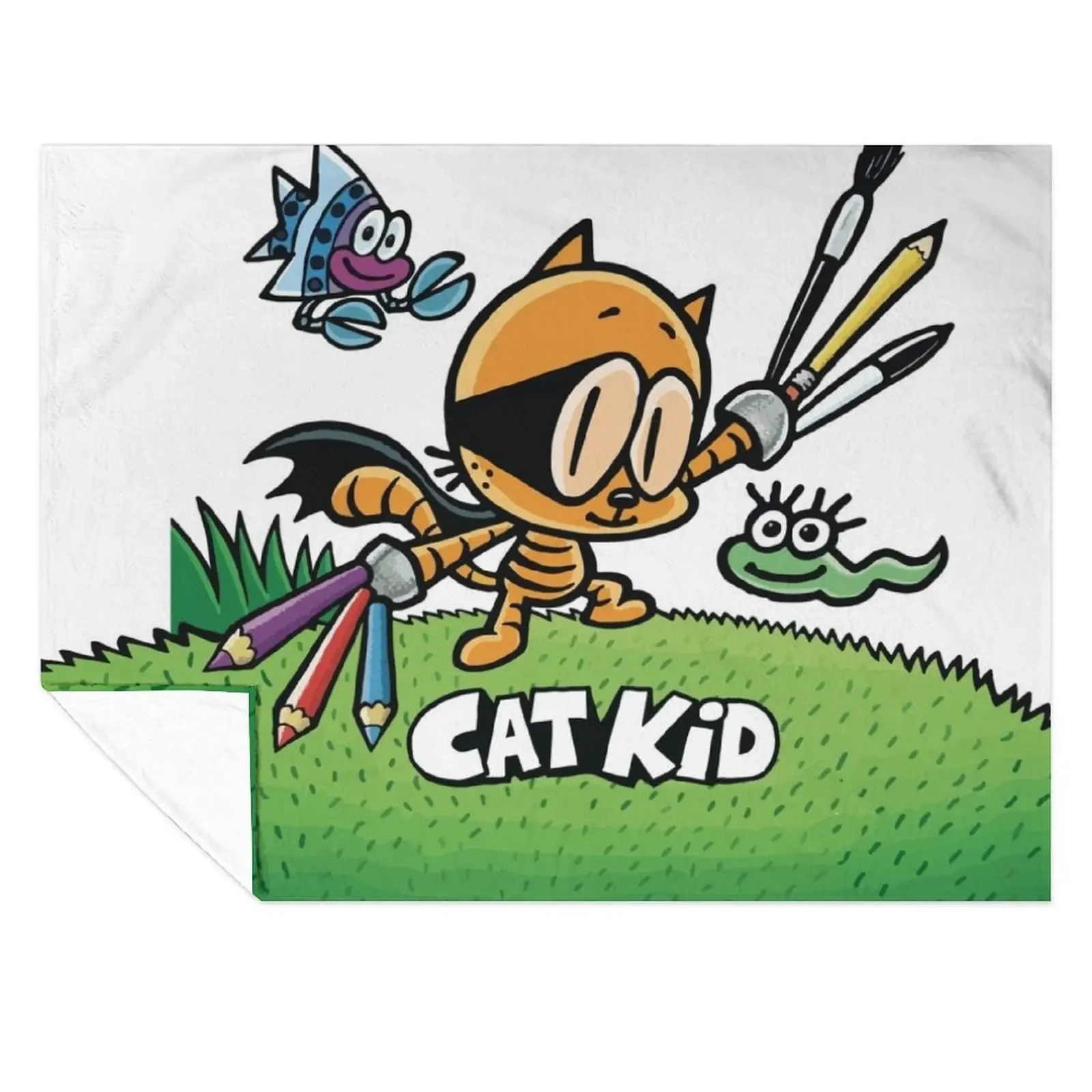 

Cat Kid Throw Blanket Bed Fashionable Blankets For Bed Baby Kid'S Blankets