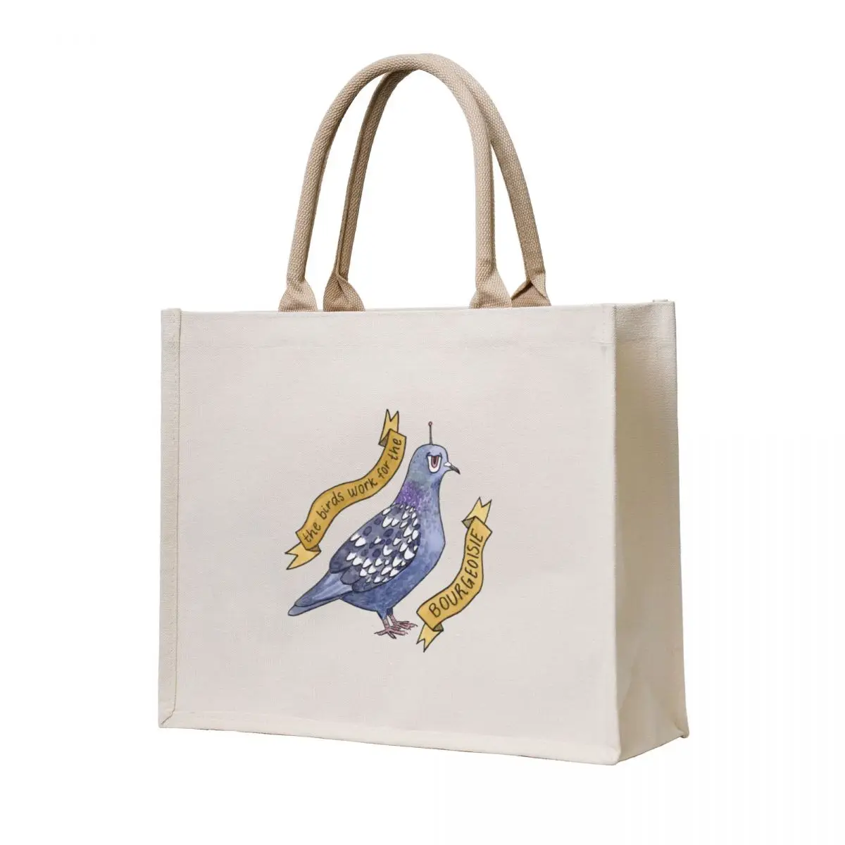 

The Birds Work for the Bourgeoisie Tote Bag Lady bags reusable shopping bags Cloth bag Big bag women