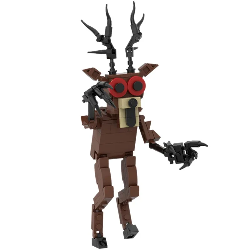 ตัวต่อบล็อก 99 คืนในป่า ของเล่นประกอบแบบจำลองสำหรับเด็ก ของขวัญวันฮาโลวีน ชุดตัวต่อบล็อก 99 คืนในป่า