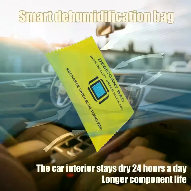 Non Toxic Silica Gel Desiccant Damp Reusable Dehumidifier Bags Moisture Absorber Closet Dryer For Cabinet Basement Wardrobe Car