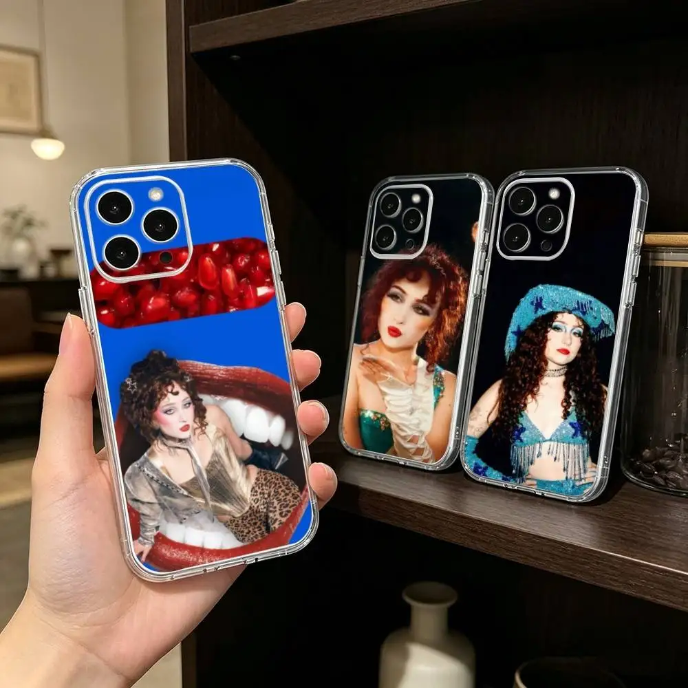 C-Chappell Roan hot to go Phone Case For iPhone 17 16 15 14 13 12 11 Mini Pro Max Plus Transparent Cover