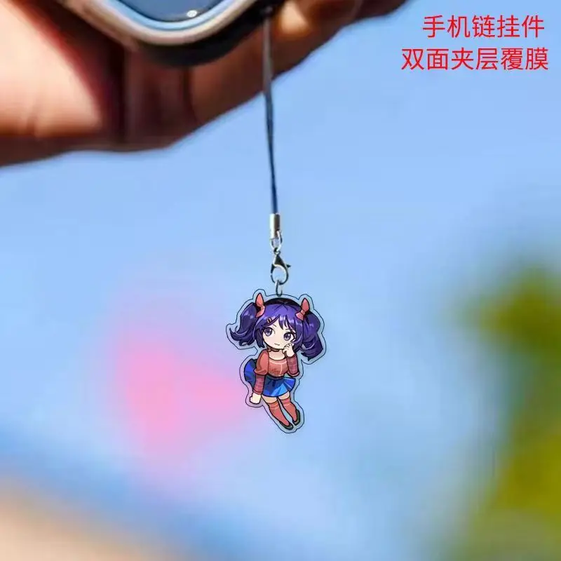 MiSide Anime Keychain Arcylic Cartoon Figures Mita Keyrings Kids Gift Key Chain Accessories