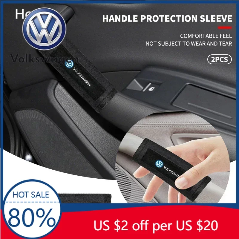 

Новинка 2025: Защитные накладки на ручки крыши автомобиля для Volkswagen (аксессуары с эмблемой VW) – для моделей GTI, R-Line, R, Polo G