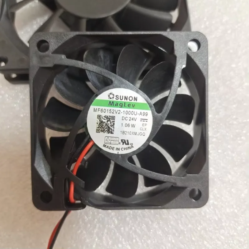 SUNON MF60152V2-1000U-A99 DC 24V 1.06W 60x60x15mm 2-Wire Server Cooling Fan