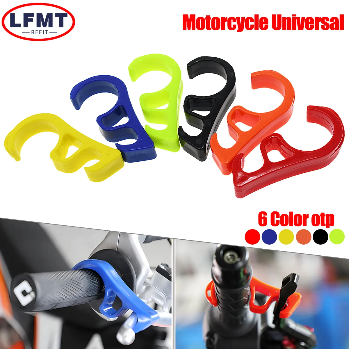 Motorcycle Universal Buckle Brake Hook Parking Safety Lock Bicycle Slope Parking Lock For KTM Yamaha Honda SHERCO Suzuki KX YZ