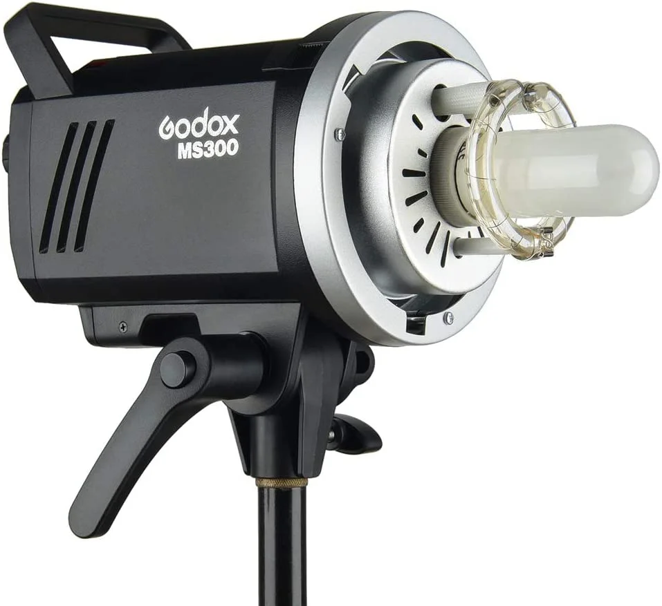 Godox MS300 Compact Studio Flash 300W 2.4G Wireless Monolight with Bowens Mount 2.4G Wireless X System GN58 5600K