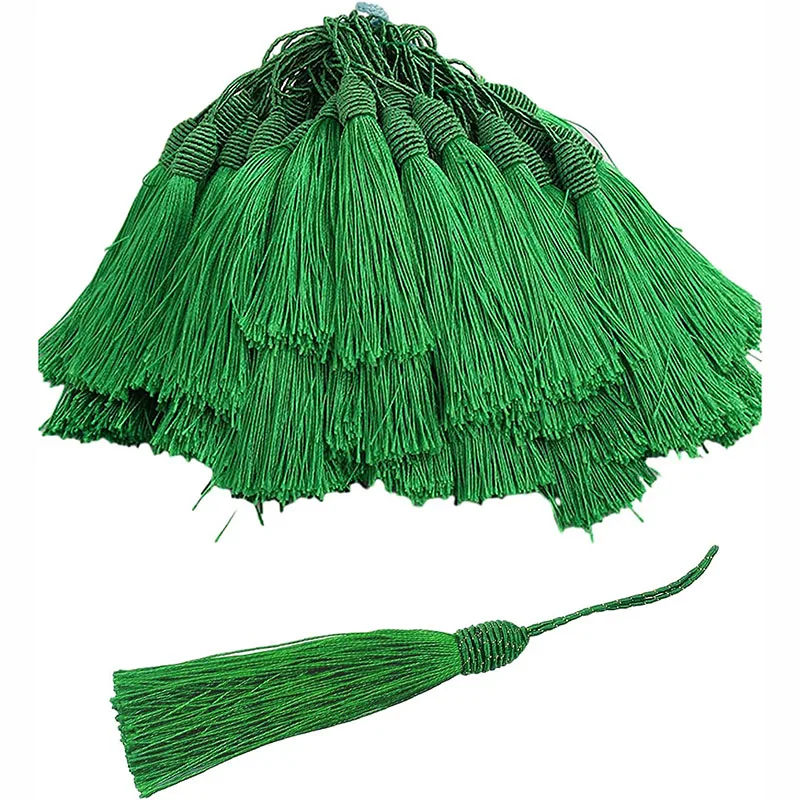 2/5/10 قطعة 15 سنتيمتر خيط حريري المرجعية شرابات مع حلقة الحبل لينة الصينية عقدة شرابة لصنع المجوهرات Craft بها بنفسك الإكسسوارات الحرفية