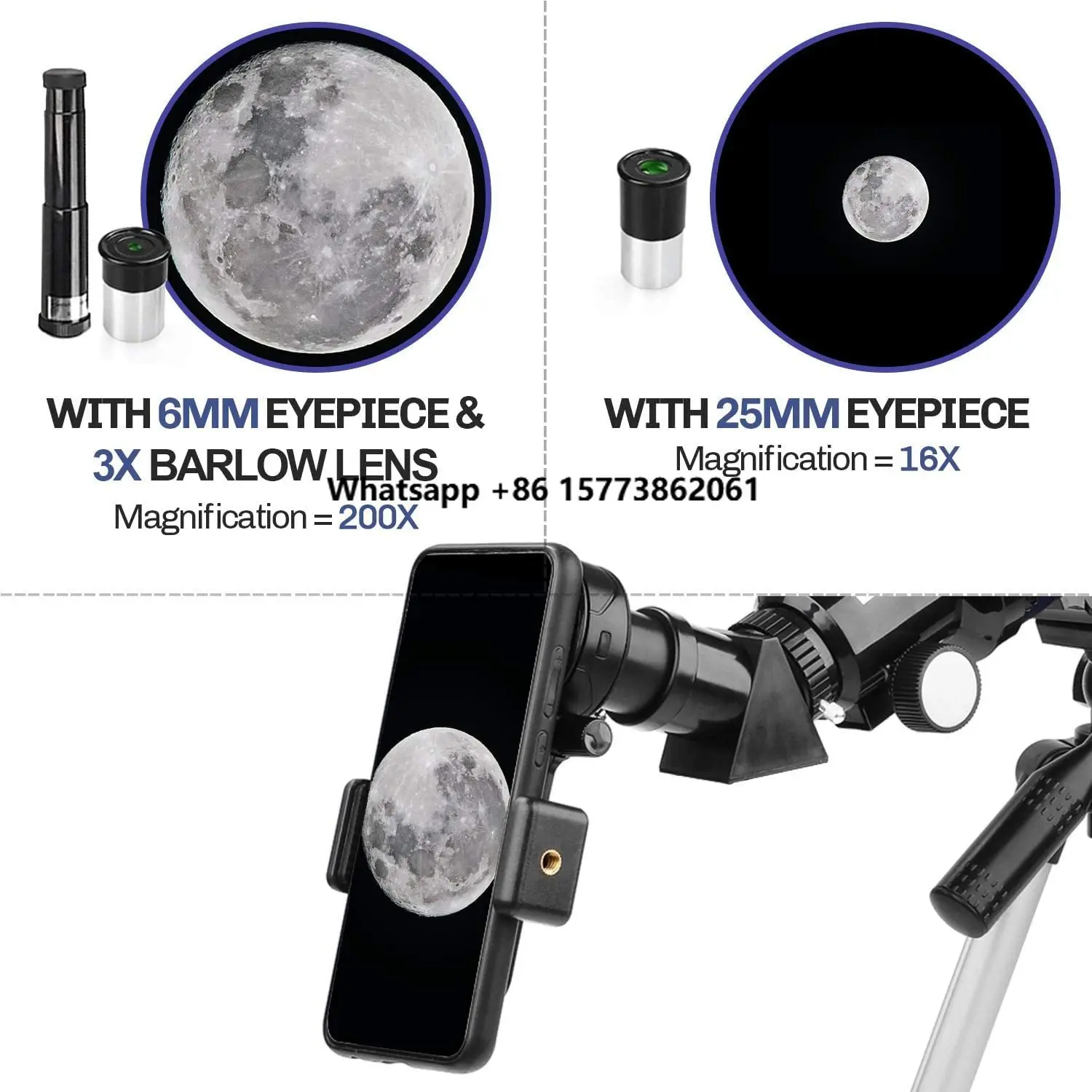 

Education Professional Fully Multi-Coated Optics 200mm Newton Reflector Astronomical Telescope Sky Watching Telescopes