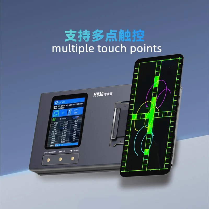Latest NEW M830 MULTIFUNCTIONALSMART LCD Screen Tester True Tone Repair For iphone5-13 Samsung Huawei Xiaomi Vivo Touch Test