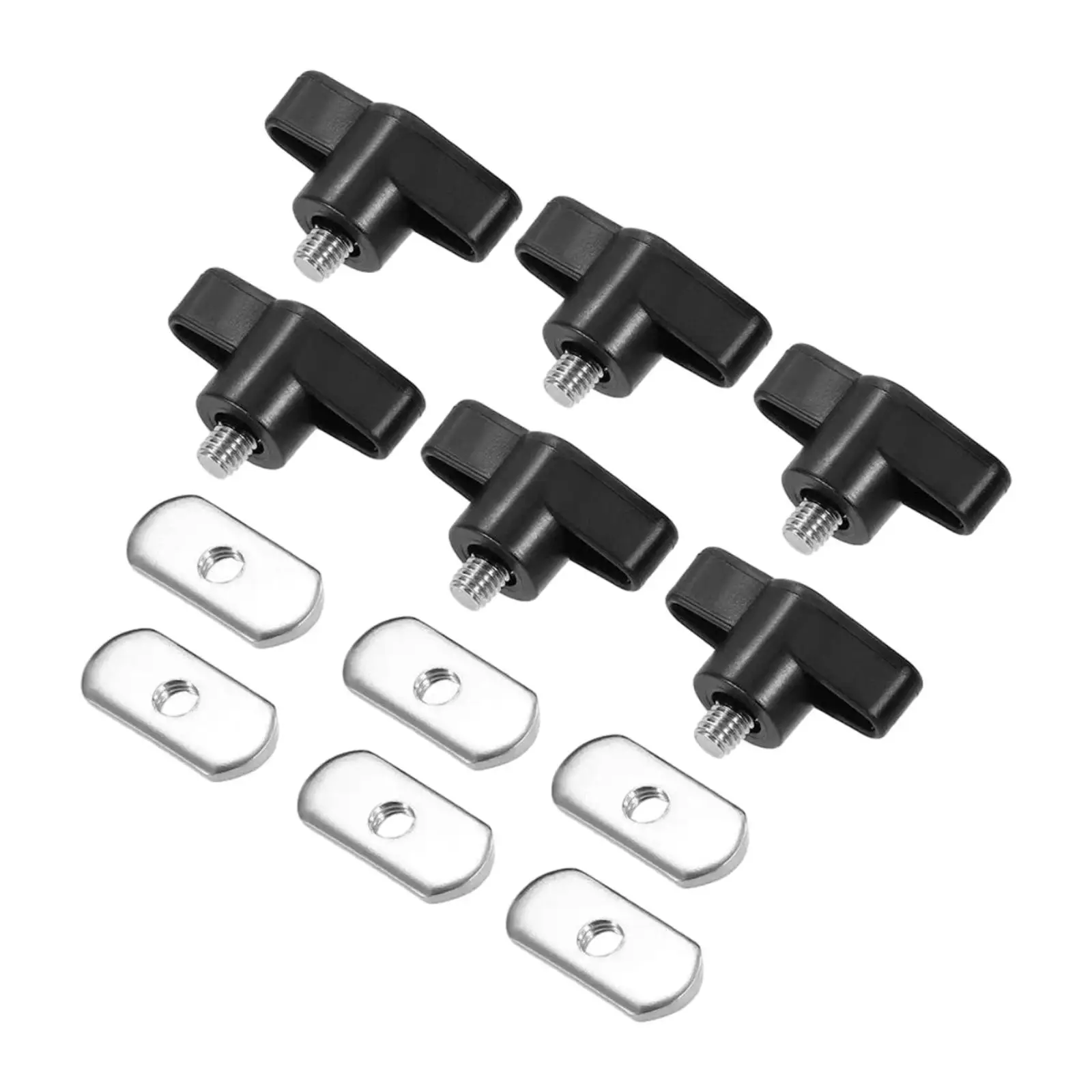 ABS كاياك مسامير المكسرات الأجهزة المسار تصاعد نظام استبدال عدة لقارب الزورق التجديف الصيد القضبان المائية