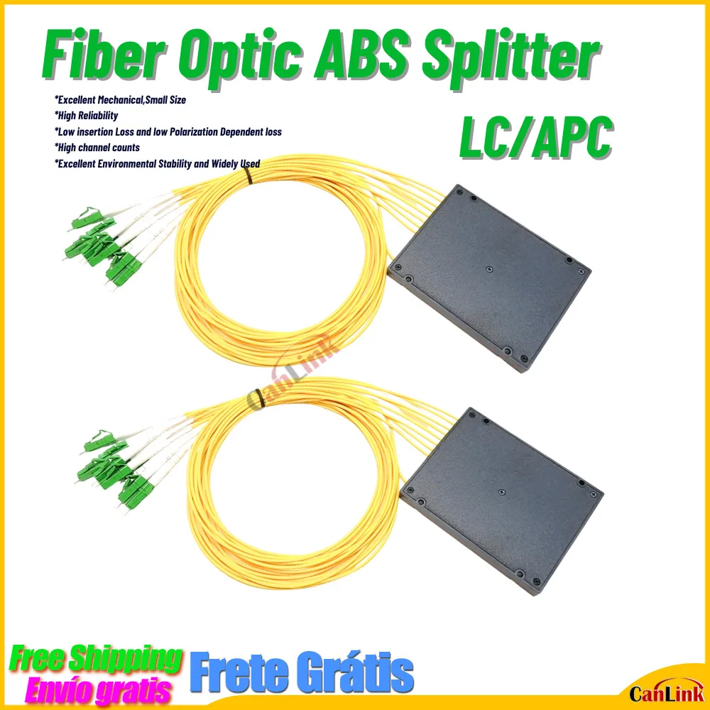 1X4 SC /APC الألياف البصرية FTTH الفاصل FBT مقرنة بصرية 1:4 SC APC المفردة بسيطة PLC الخائن البصري
