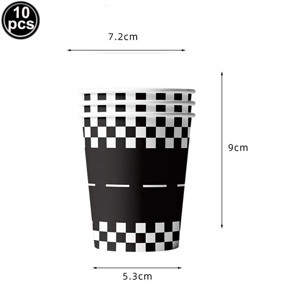 Two Fast Theme Birthday Party Decorations Tableware Boys Race Car 2nd Birthday Party Supplies Plate Napkin Cup Tablecloth