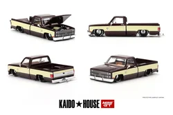 **Pre-Order** Kaido House x MINI GT 1:64 Silverado KAIDO Vintage Spec V1 Black Diecast Model Car