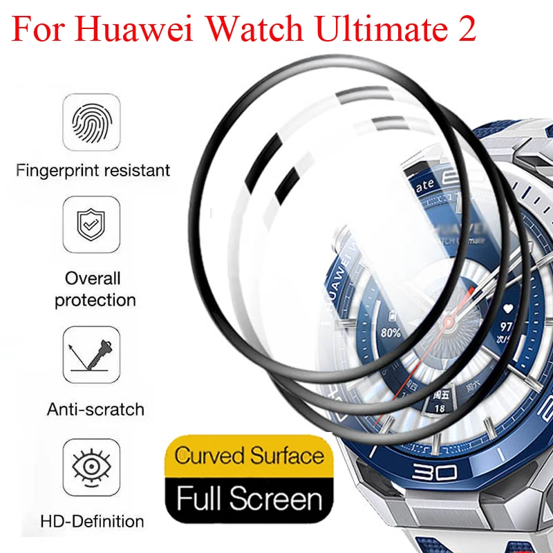 Screen Protector For Huawei Watch Ultimate 2 Accessories 3D Curved Film Full Coverage HD Protective Cover For Huawei Ultimate 2